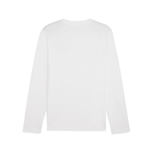 Puma Men's Cotton Regular Fit Tees, White, Medium