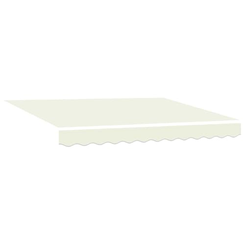 Brise Soleil Store Banne Manuel à LEDs Crème 3 x 2,5 m pour Patio et Balcon