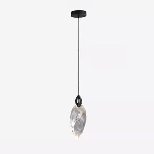 Luminaire décoratif d'intérieur suspendu en cristal K9 de haute pureté pour salle à manger