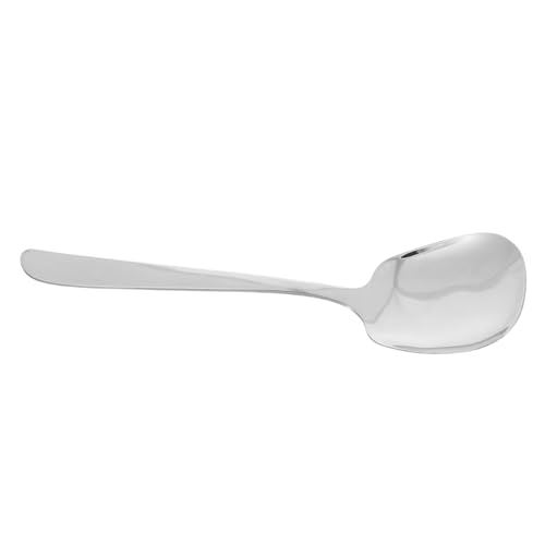 Cabilock Large Serving Spoon Set Stainless Steel Buffet Spoons for Salads Pasta and Catering Easy to Clean Long Handle Design for Restaurant and Hotel Use