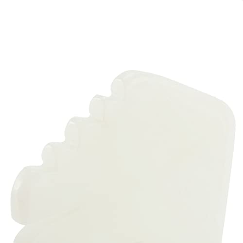 2X Jade Guasha Comb, Acupuncture Stimulation Points Arms #TOP7