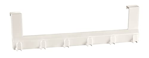 Tescoma Flexispace Suspension Bar with Hooks 30cm|Kitchen Cabinet Towel Bar Holder|Towel and Wash Cloth Hanging Storage Accessories