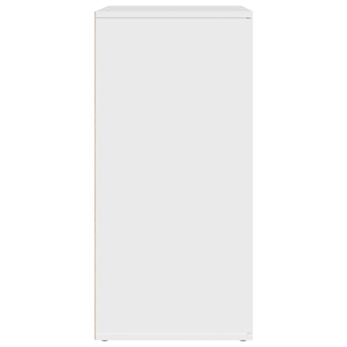 Vidaxl Credenza Bianca 79X38X80 Cm In Legno Multistrato - 7