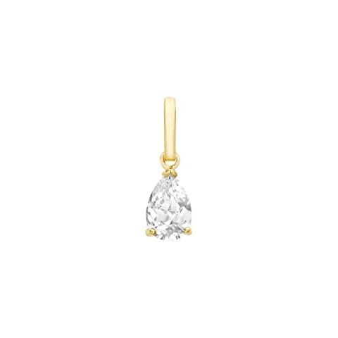 9ct Yellow Gold Teardrop Crystal Pendant 1.62.2722 Cover