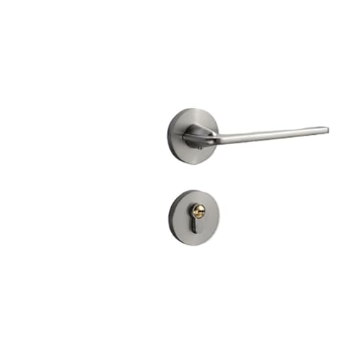 Cerradura de puerta interior split de níquel para dormitorio 2