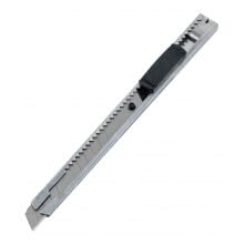 Snap-of kupa Cep Tip Ince Metal Maket Bıçağı Dar Maket Bıçağı A-1P Aluminyum Gövde Bıçak Otomatik Kilitli Profesyonel Falçata 9x80 LENTH:132 M