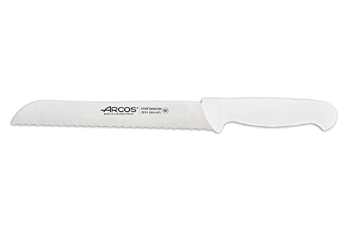 Arcos Serie 2900 - Brotmesser - Klinge Nitrum Edelstahl 200 mm - HandGriff Polypropylen Farbe Weiße (Packung mit 2) – Ansicht 2