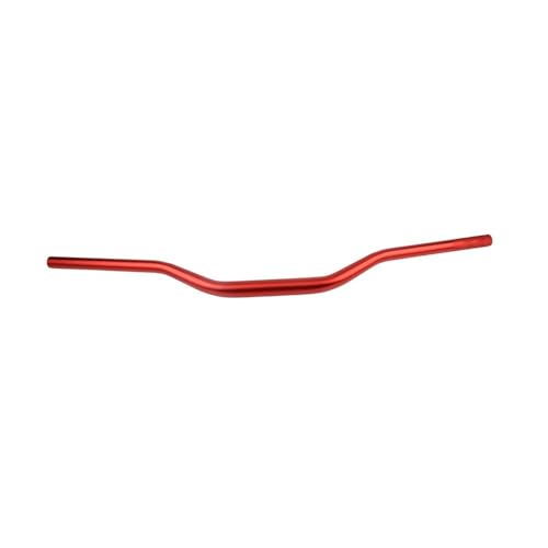 Guidon moto 7/8 22mm rouge en alliage d'aluminium antirouille pour personnalisation