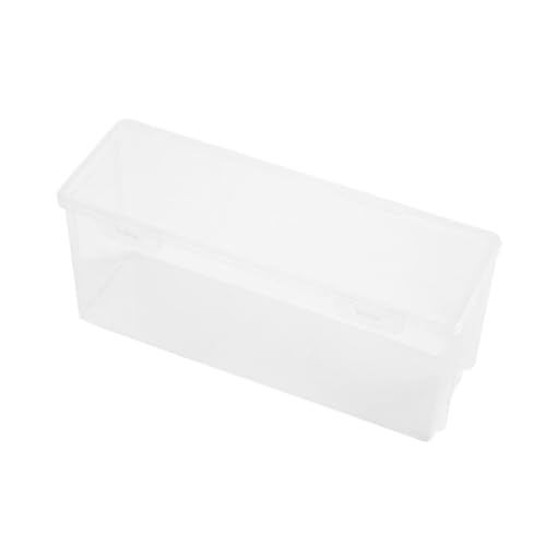 BRIGHTFUFU Transparent Teaware Storage Box with Cover Multi Functional Cup Organizer for Tea Accessories Deep Organizer for Kitchen Desktop Use Lightweight and Easy to Clean