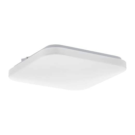 EGLO Deckenlampe Pogliola-S, Ø 31 cm, Kristalleffekt LED Deckenleuchte, 1 flammige Wohnzimmerlampe aus Stahl und Kunststoff, Lampe weiß, Kinderzimmerlampe, Küchenlampe, Bürolampe, Flurlampe Decke 6 EGLO LED Deckenlampe Frania, 1 flammige Deckenleuchte, Material: Stahl, Kunststoff, Farbe: weiß, L: 28 cm