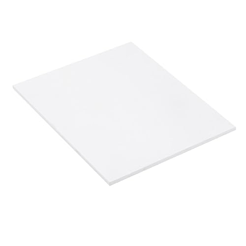 Image of Expanded PVC Plastic Sheet 1 /4 inch Thick, 5 inchx7 inch Lightweight Rigid Foam Sheet, [for Crafts Signage Displays Digital Screen Printing] - White / 1 Pcs