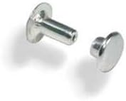 Tandy Leather Nickel Plated Small Rapid Rivets 100 Pack 1271-12