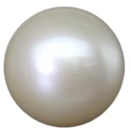 RNK Gemstone 6.05 Carat 6.55 Ratti Original Pearl Moti Gemstone South Sea Fresh Water Beads Attractive Cut Shaped Wearing for Astrological Purpose Sacha Moti Certified by Lab Mukta Stone