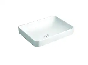Kohler Forefront Rectangular Vessel Basin, Without Deck ( White , 5373IN-0)