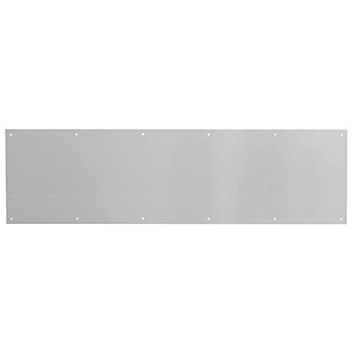 Prime-Line J 4620 10 x 34 In. Aluminum Door Kick Satin Finish (Single Pack)