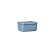 Produktbild Riess, 0412-125, Vorratsbehälter mit Deckel, 15x11x7cm, Emaille, Design SERVE + STORE, HEIDELBEERBLAU, Gewicht 0,46kg, LBH: 15,7 x 11,7 x 7 cm