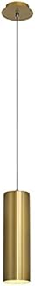 SLV Pendant Enola/Living lamp, Indoor, Dining-Room Drop, LED, Ceiling Light / E27 60W Gold, Aluminium, 60 W