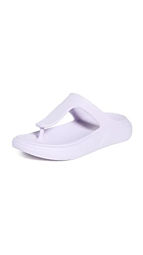 Stuart Weitzman Women's Stuflex T-Strap Slide Sandals, Wisteria, Purple, 8 Medium Us #TOP11