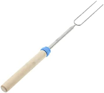 CAMPOUT Teleskobik Barbekü Çatalı Mavi, Dayanıklı Kamp Ekipmanları, Kamp Aksesuarları, Açık Hava Sporları, Doğa Sporları, Yürüyüş - Görsel 2