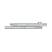 14" 75lb. 3/4 Extension Lever Release Institutional Drawer Slide,