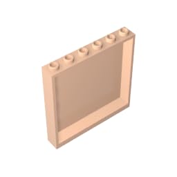 Gobricks 59349 Door Panel 1x6x5 10 Pieces GDS-773 Compatible with Lego Building Blocks Color:Light Nougat