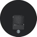 Tapa central con protección de suciedad y portaetiquetas, R.1/R.3, negro, brillo