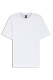 [BOSS] [ボス] バブル ジャカード ストラクチャー コットン ブレンド Tシャツ メンズ XXXL ホワイト系その他