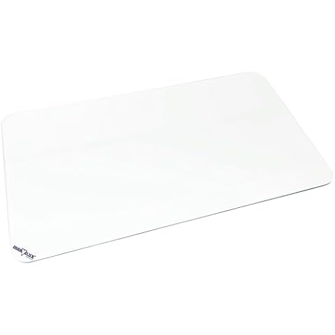 Marvelux Tempered Glass Desk Pad, Clear Surface Protector, Multi-Purpose Durable Computer Desk Mat, Mousepad, Crafting Surface Protector, Beauty Mat, Kitchen Worktop Saver with Anti-Slip Pads 20"x36" Cover