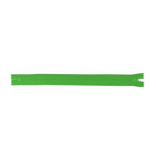 Image of Mandala Crafts 80 PCs Green Closed-End 16 Inches Nylon Zippers for Sewing