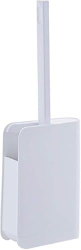 FBANULPEX Spazzola di Gomma per cessi, scopino for WC, Lo scopino for WC ha Un Manico Lungo e setole Spesse(White)