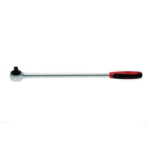 Teng Tools 1/2 Inch Drive 400mm / 15.7 Inch Long Handle Ratchet - 1200L, Silver