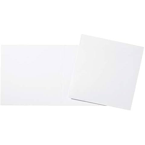 Craft UK 2043 Premium 40, 300 GSM 6x6 Card & Envelopes Cover