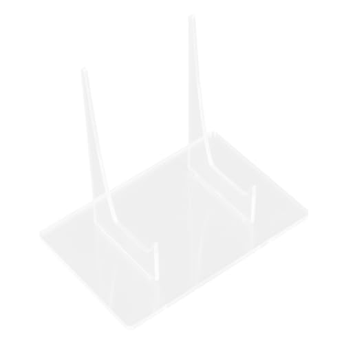 Unomor Acrylic Plate Display Stand Versatile Photo Frame Book and Plate Holder for Home Office Library