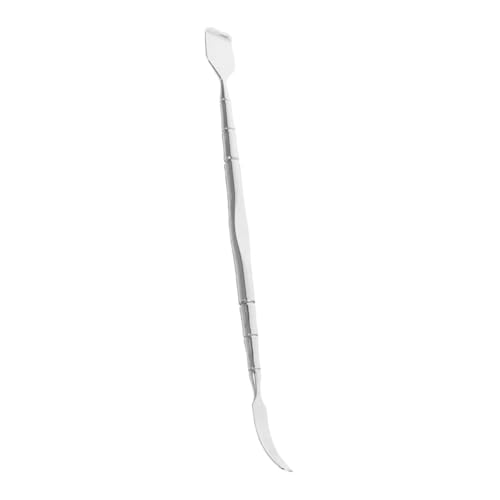 Gogogmee Stainless Steel Blackhead Removal Tool Double Head Face Spatula Whitehead Extractor Pore Scraper Facial Cleansing Brush Face Scrubber for Clean Skin