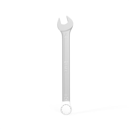 Image of Groz Combination Spanner 8 mm, Length 115 mm | DIN 3113 Standards | Chrome Vanadium, Matt Satin Chrome Combination Wrench Tool | CSP /DIN /8G