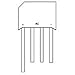 Diodes RS405L Diode Bridge Rectifier, Single, 600 Volt, 4A, 4-Pin (Pack of 10)
