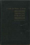 Thinking StraightA Guide For Readers And Writers. B0007DZ1DG Book Cover