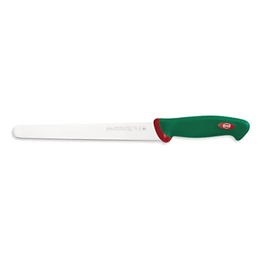 Sanelli Premana Coltello Prosciutto, Acciaio Inossidabile, Verde, 24 cm