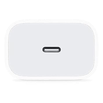 Image of Original 20W Super Fast Charger with Cable Lighting Compatible for iPhone 14|14 Plus|13|iPhone 13 Pro|iPhone 12|12Pro|13Pro Max|12 Mini (Adapter and Cable White) Mobile Charger (DEC123)