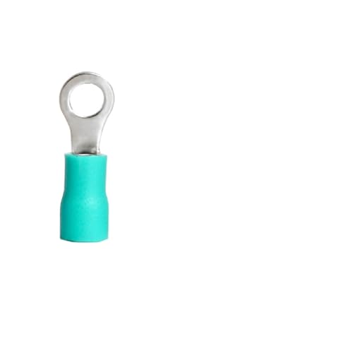 Borne à sertir RV2-3 isolée verte antichoc pour connexion par anneau stable