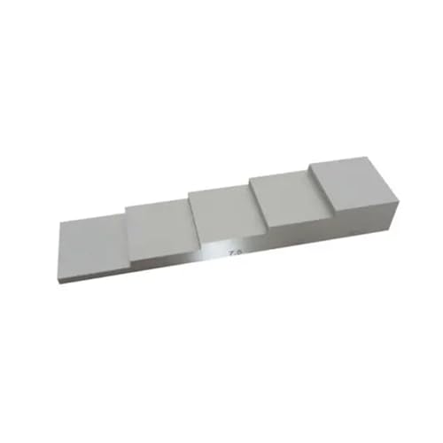 Bloque de Calibración de Espesores 2.5-5-7.5-10-12.5mm Bloque de Prueba de 5 Pasos de Aluminio 6063 para Calibrador de Espesor miniatura 1