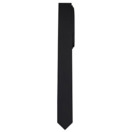 Image of Jacob Alexander Ultra Skinny 1.5 inch Men's Solid Necktie