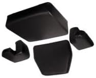 R6181 Seat Bottom Black Vinyl On Wood For IH Farmall Tractor Model TD-8