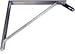 Schaefer WMTA30-SS Adjustable Wall Mount/Column Mount for 30" Fans, Metallic