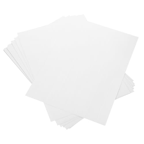 STOBOK 20 Piezas De Papel De Impresora Vinilo Imprimible Papel Papel De Copia Foto Impresora Trituradora De Papel Papel Adhesivo Transparente Papel Fotográfico Transparente