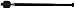 Dorman TI81260 Front Inner Steering Tie Rod End Compatible with Select Ram Models