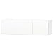 Produktbild vidaXL TV Schrank mit 2 Fächern Fernsehtisch Fernsehschrank Lowboard TV Möbel Tisch Board Sideboard HiFi-Schrank Holzwerkstoff 120x40x34cm Hochglanz Weiß