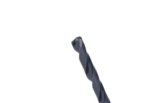 Image of Century Drill & Tool 24112 Pro Grade Black Oxide Drill Bit, 3 /16 inch, Pro | Straight shank, 3-1 /2 inch overall length, 135 point, cuts steel, wood & plastic, 135 split point