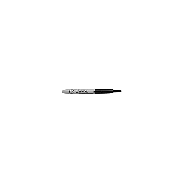 Sharpie Retractable Ultra Fine Point Tip Permanent Marker, Black, EA - SAN1735790 by Sharpie – Bild 3