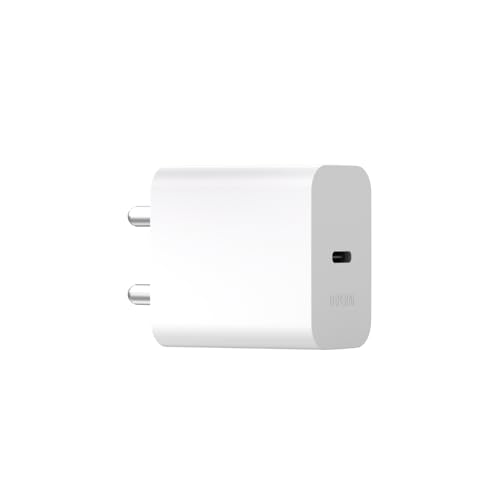 Image of DeperAI 20W GaN III Fast Charger | PD 3.0, UFCS, MFi Certified | Universal USB-C for iPhone, iPad, Samsung & More | Compact, Safe & Stylish (White)